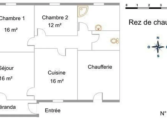 Nyaraló Confortable Pour 4 Pers. Avec Piscine Et Terrasse - Fr-1-744-53 *